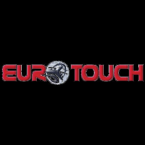 Euro Touch logo with red text and steering wheel symbol in center